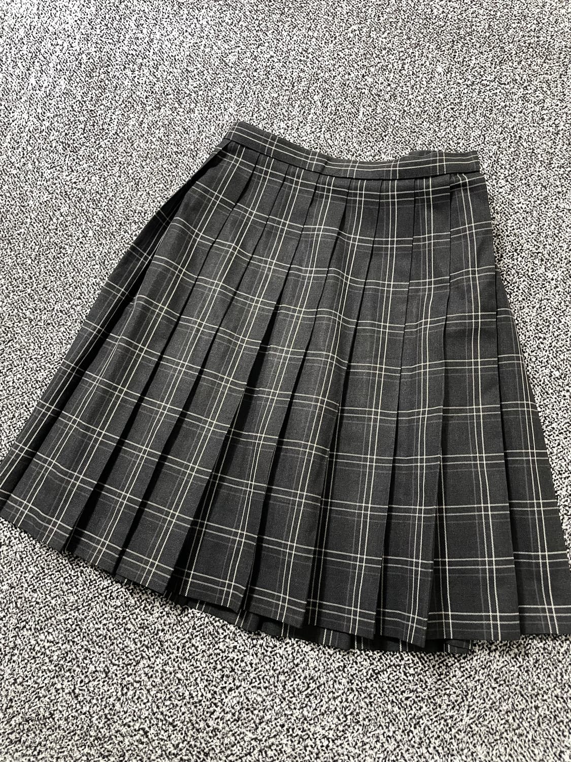 빈티지9. JUNKO KOSHINO 준코 코시노 캠퍼스 체크 스커트 상품이미지2