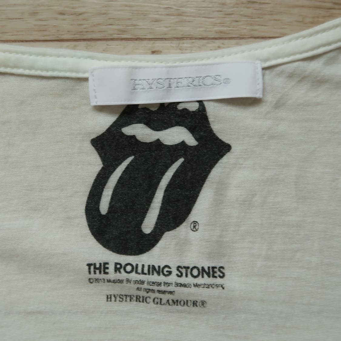 빈티지 히스테릭 글래머 x 롤링스톤즈 롱 슬리브 상품이미지3