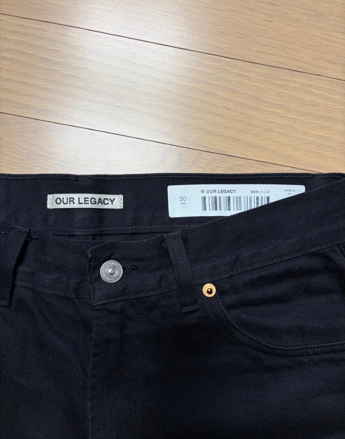 아워레가시 블랙 데님 30사이즈 상품이미지2