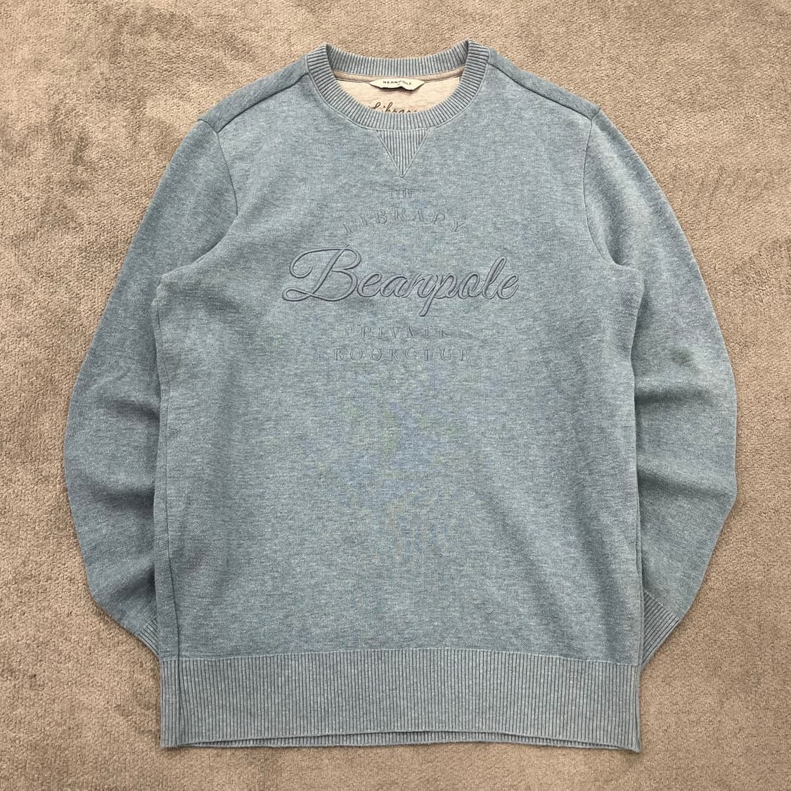 95 빈폴 하늘색 로고 니트 상품이미지1