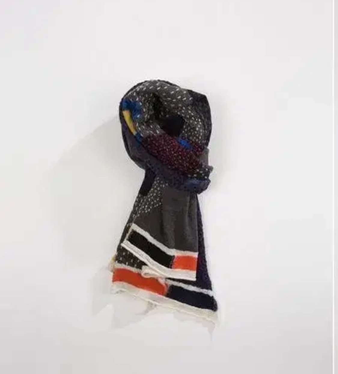 캐피탈 우주패턴 울 머플러 새상품 상품이미지4