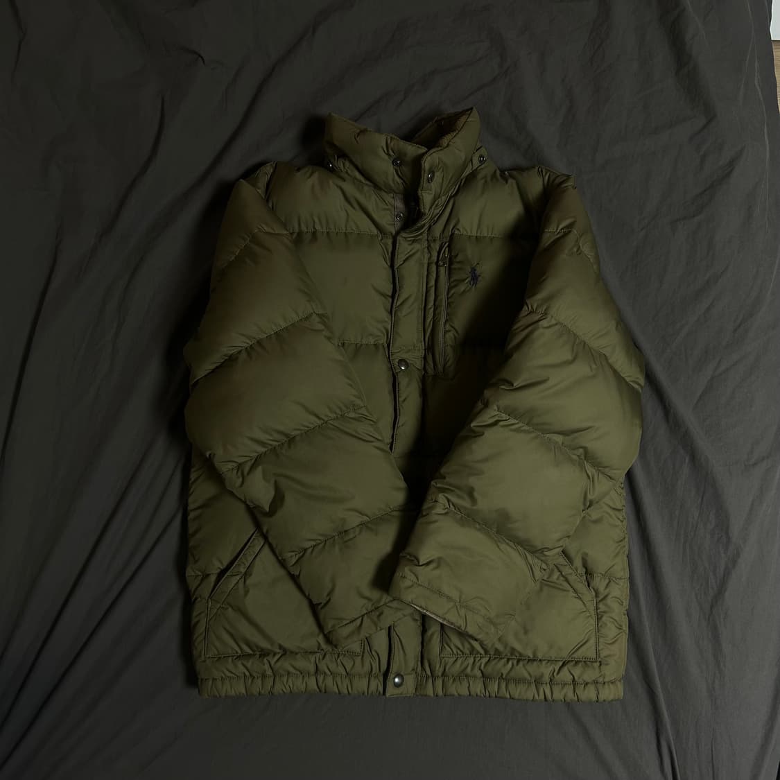 폴로 랄프로렌 카키 브라운 패딩 상품이미지1