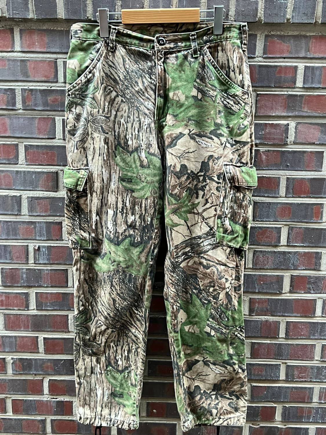 90's [32] Duxbak 리얼트리 카모 카고팬츠 USA 빈티지 헌팅 상품이미지1
