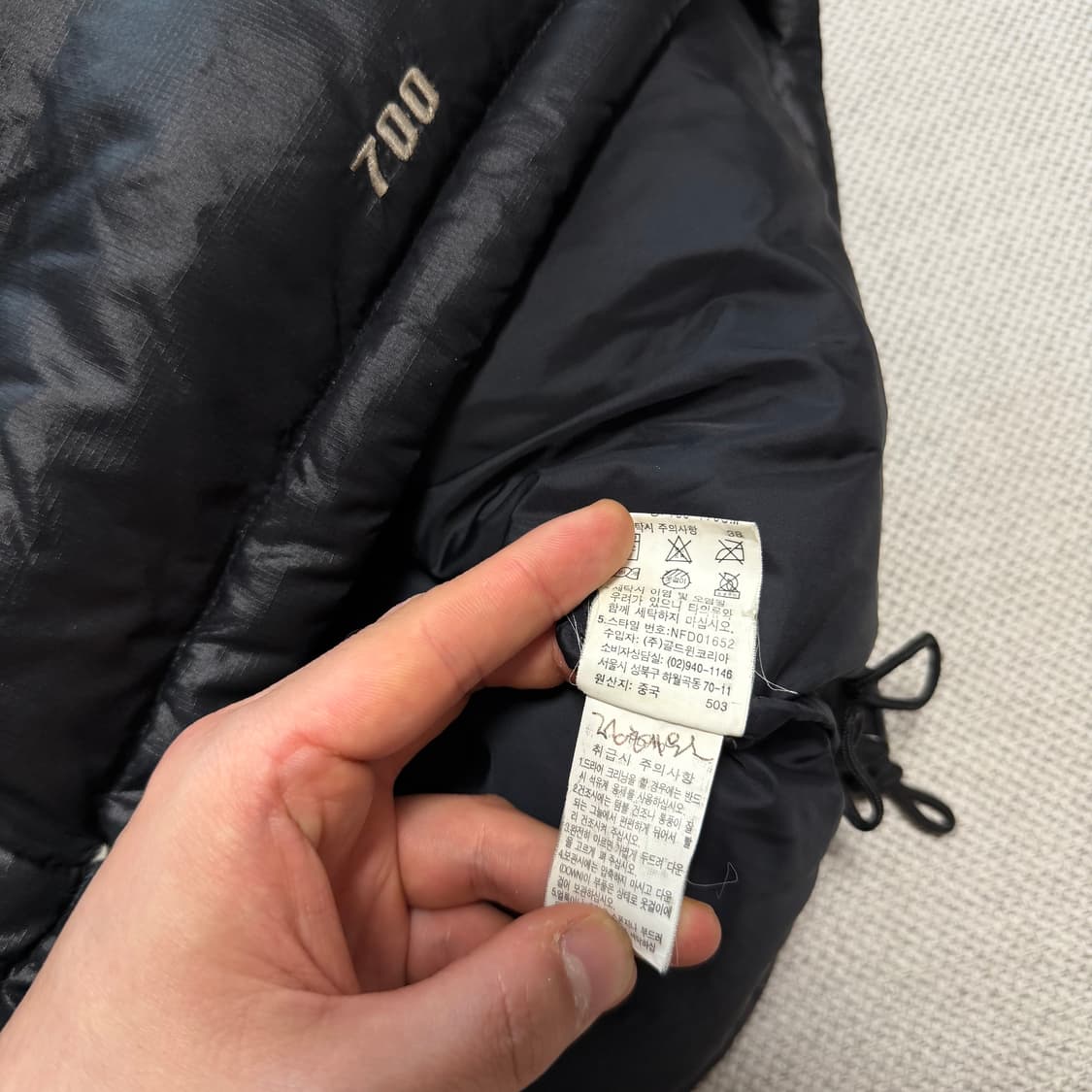 노스페이스 700 눕시 패딩조끼 상품이미지5