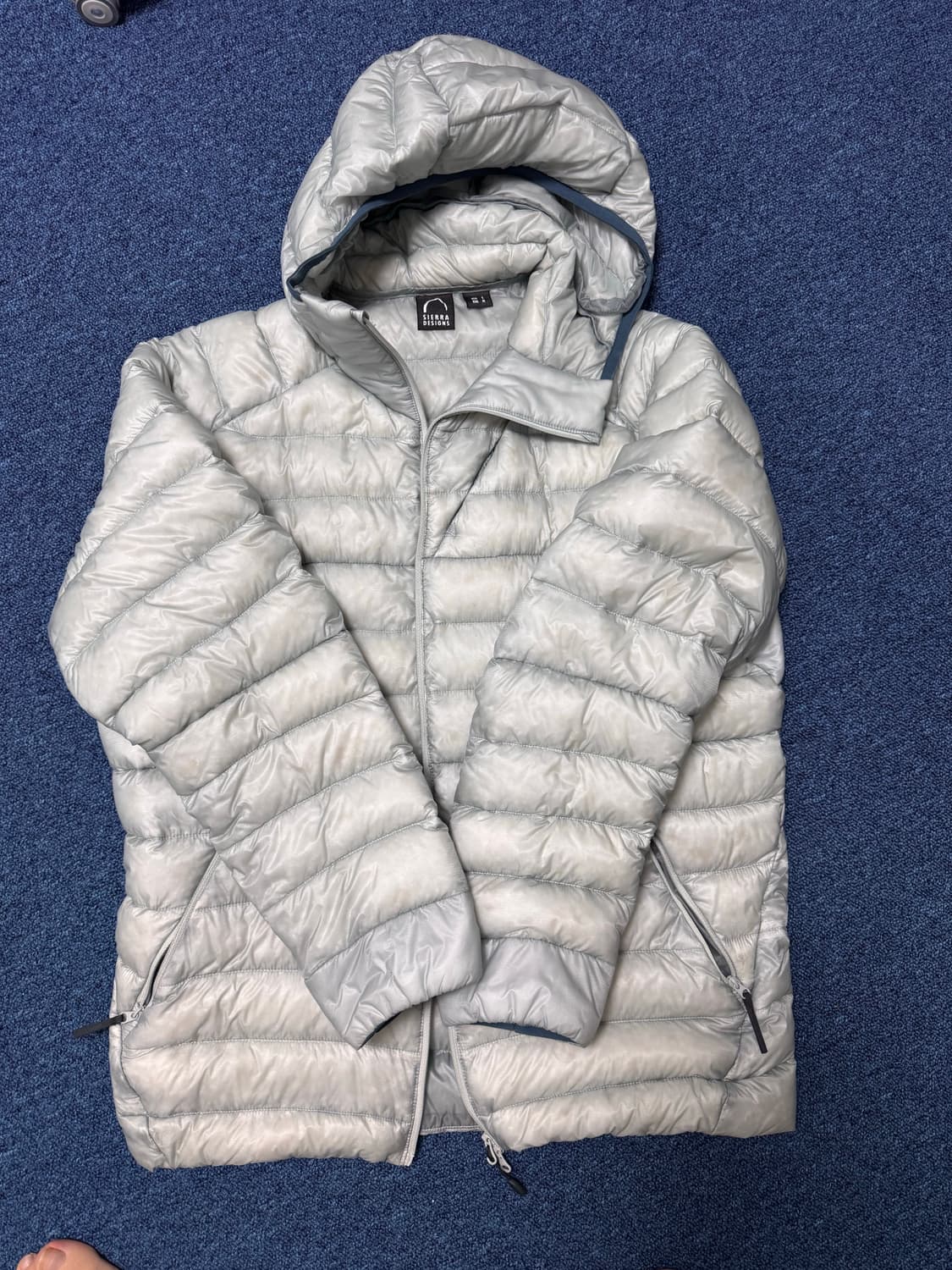 시에라디자인 뮤어 경량패딩 라이트그레이 상품이미지1