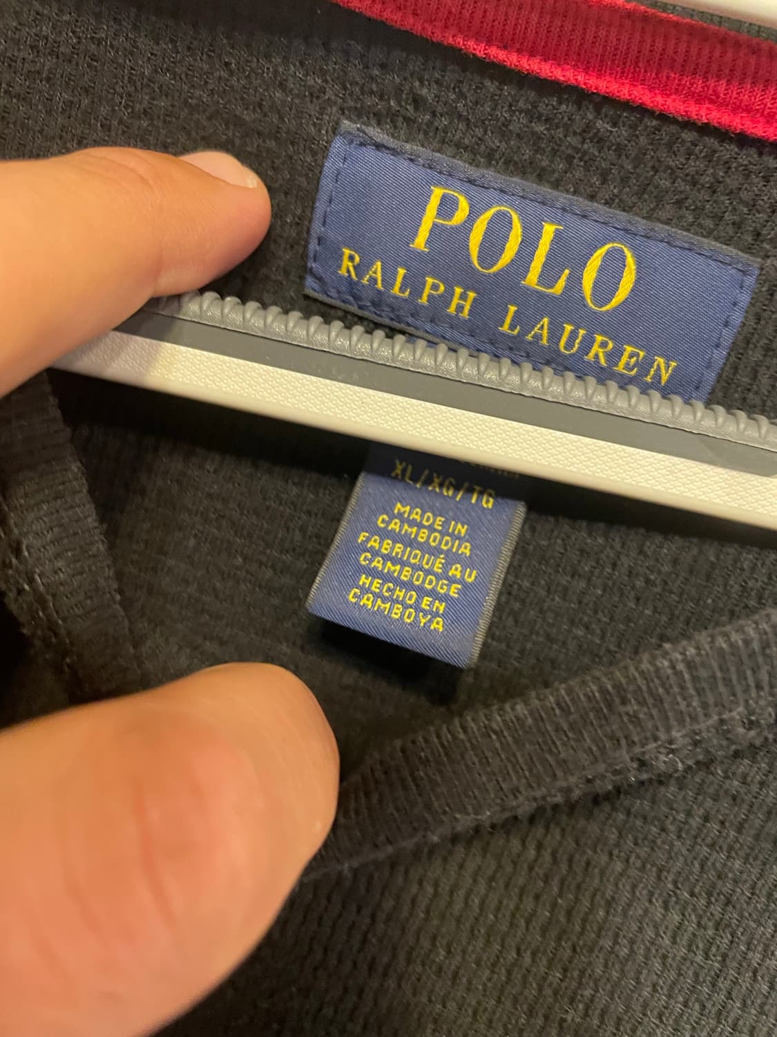 폴로 랄프로렌 블랙 긴팔 티셔츠xl 상품이미지5