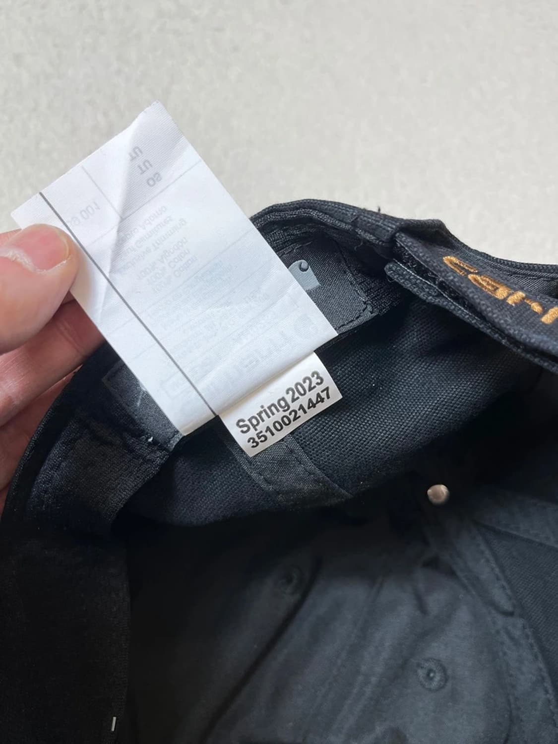 칼하트 캔버스 볼 캡 A1886 상품이미지7