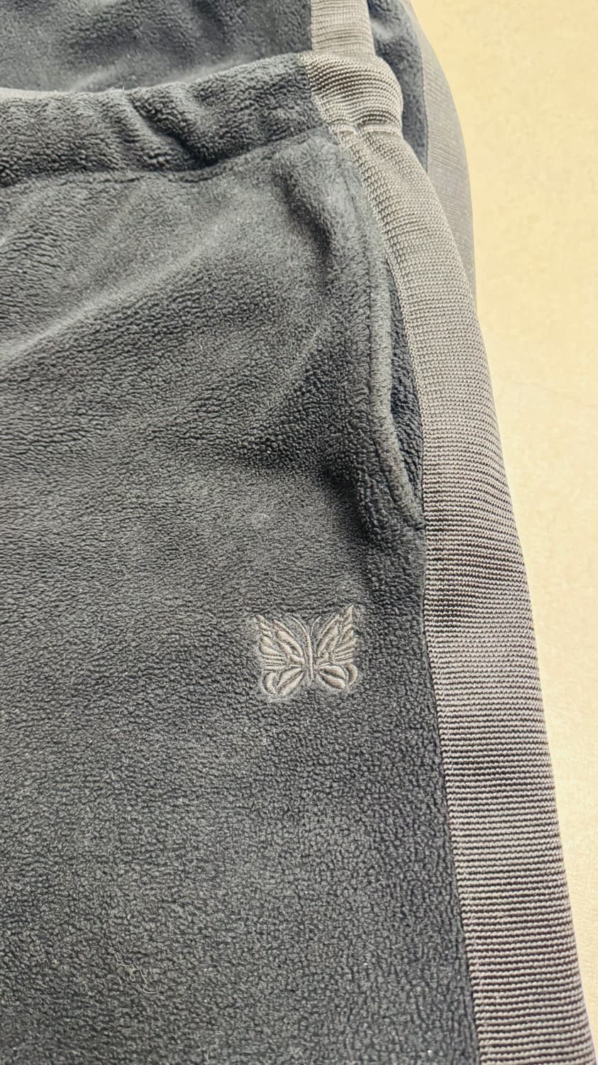 니들스 유니클로 와이드 플리스팬츠 xxl 블랙, 그레이 상품이미지5