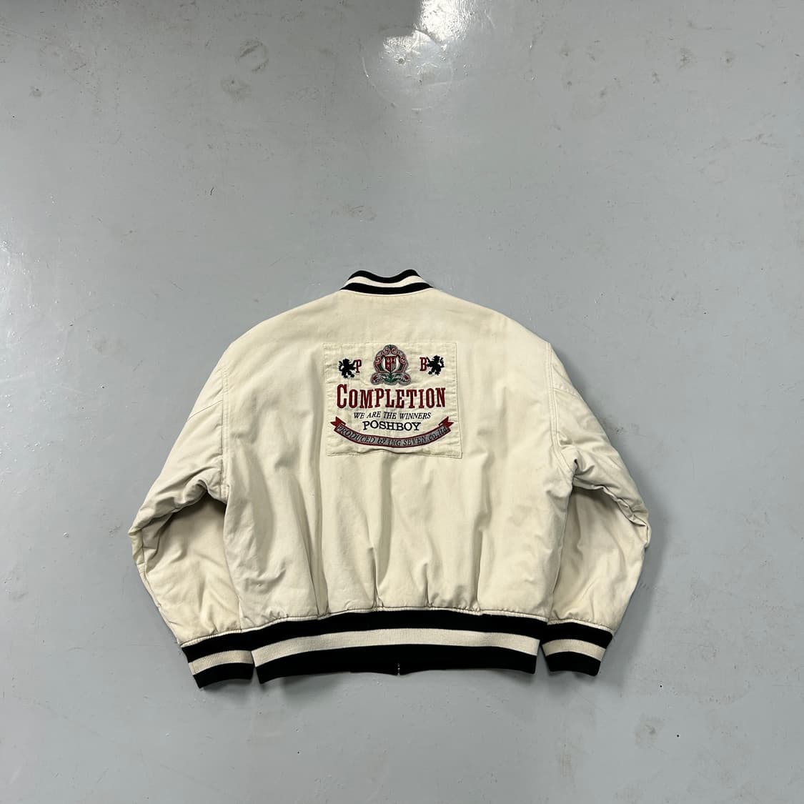 90s POSHBOY 리버시블 봄버 자켓  상품이미지4