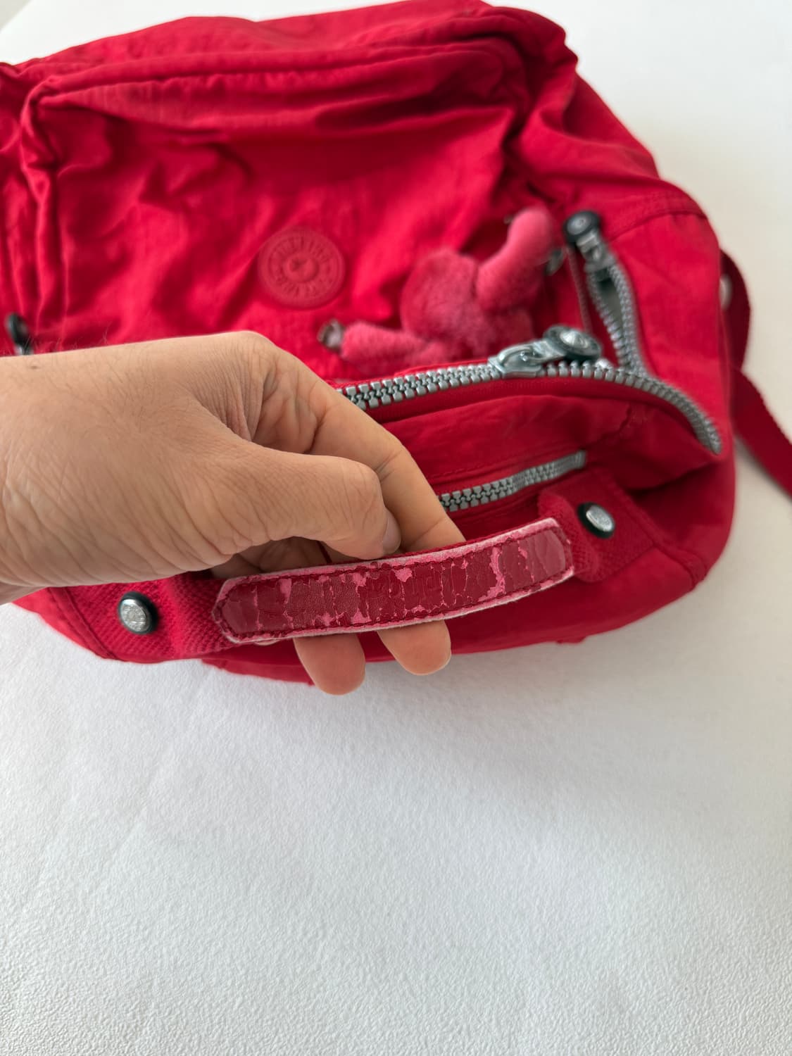 키플링(Kipling) 레드 백팩 상품이미지8