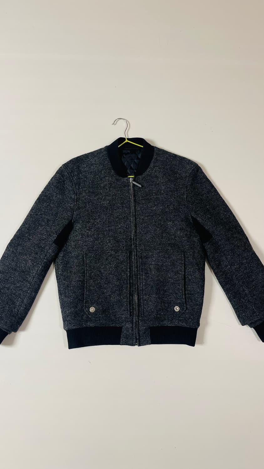 발렌시아가 BALENCIAGA 고품질 멜톤 울 봄버 자켓 48 컨디션 굿 상품이미지8