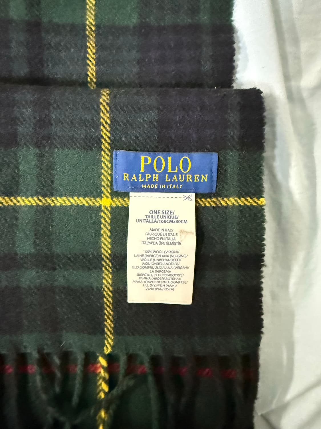 폴로 타탄체크 머플러 상품이미지2