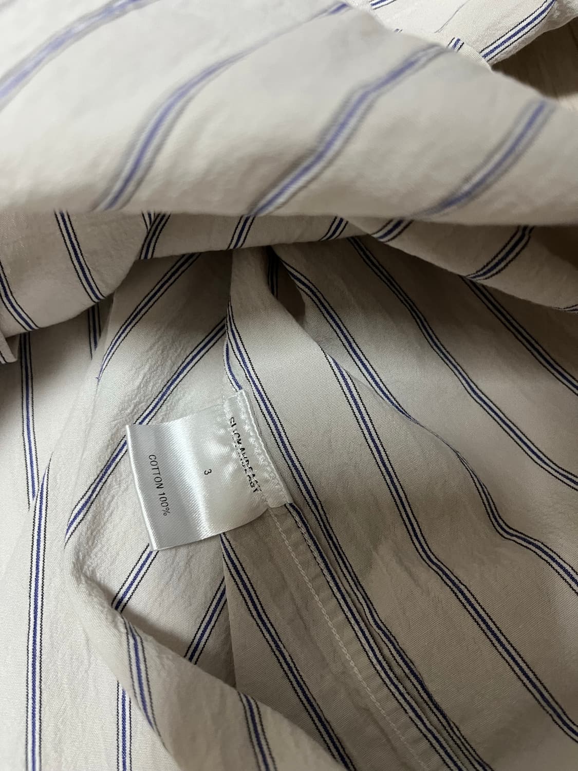 슬릭앤이지  슬릭셔츠 솔트 스트라이프 3사이즈 상품이미지4