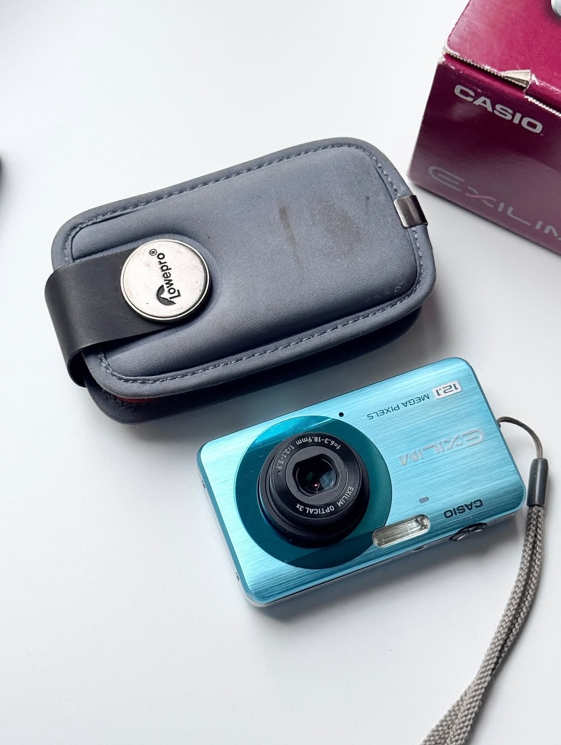 카시오 엑슬림 EX-Z90 빈티지 디카 풀구성 (민트색) 작례있음 상품이미지2