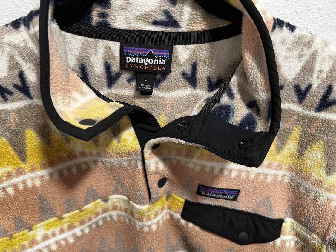 10s 파타고니아 신칠라 스냅-T 아즈텍 사우스 웨스턴 패턴 상품이미지3