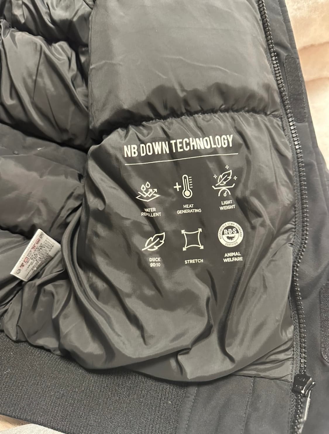 뉴발란스 여성 털 숏패딩 상품이미지2