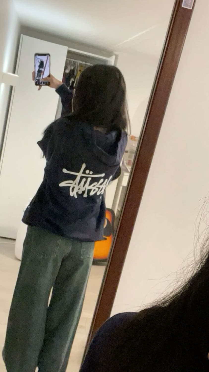 스투시네이비후드집업M 상품이미지1