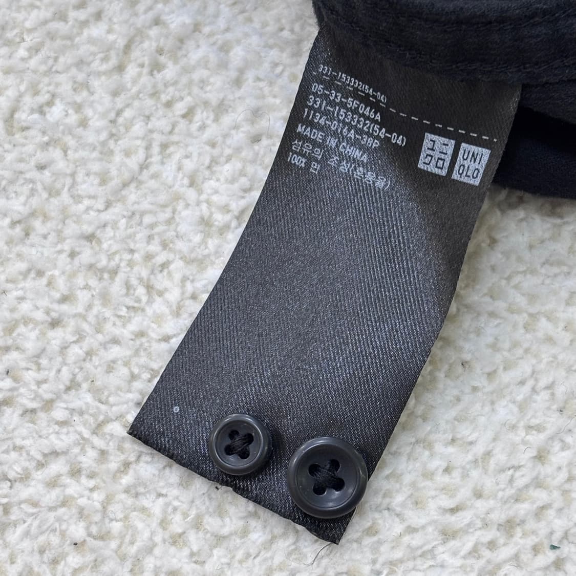 L 유니클로 코듀로이 셔츠 0310E 상품이미지4