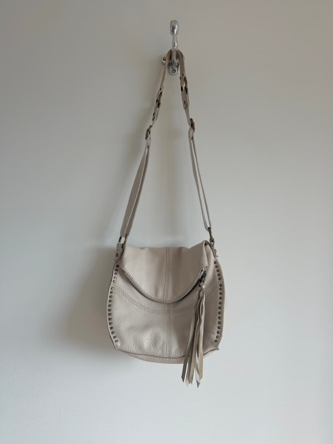 Pre owned 레더 스터드백 상품이미지3