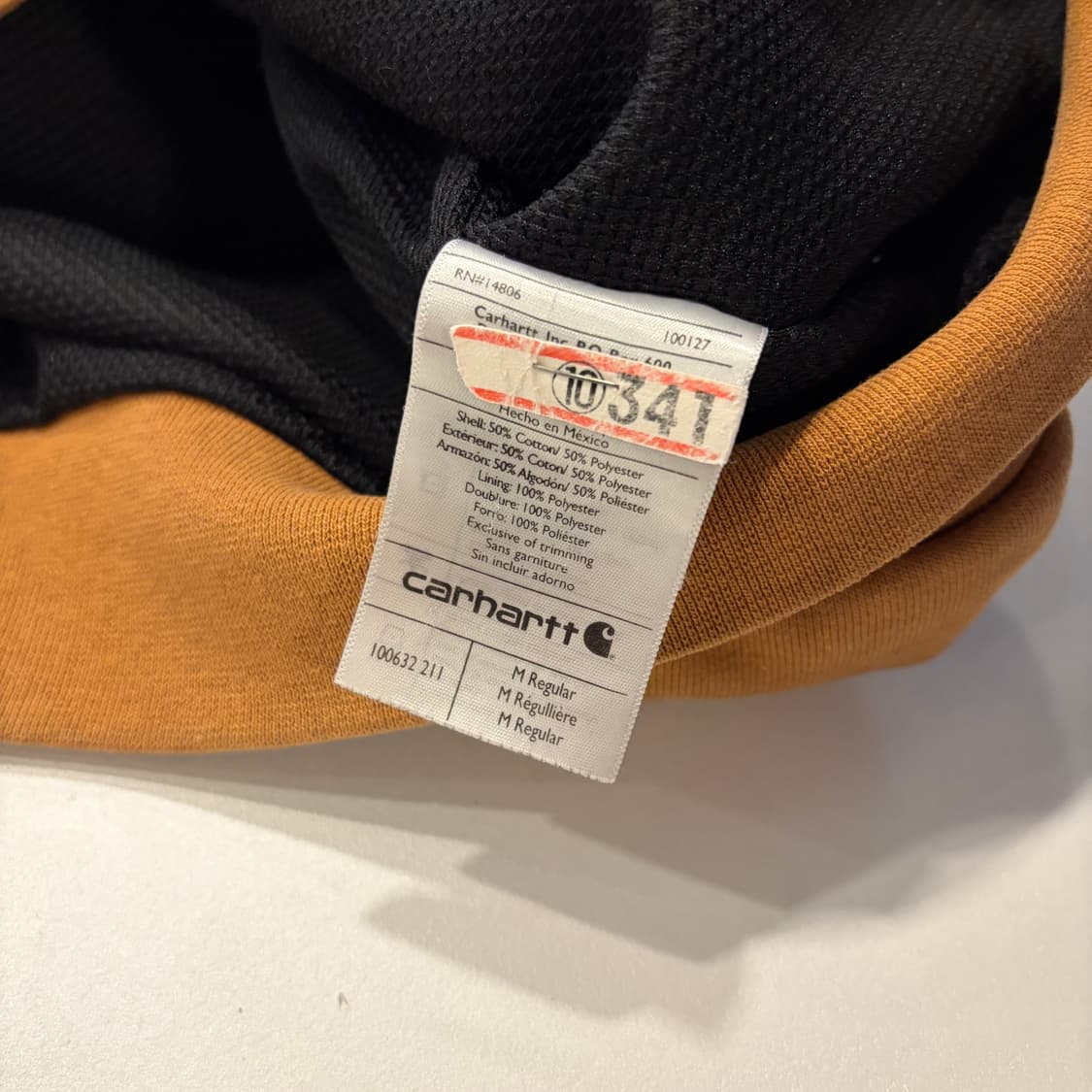 [M] 칼하트 레인디펜더 워크웨어 후드집업 브라운 D622 상품이미지8