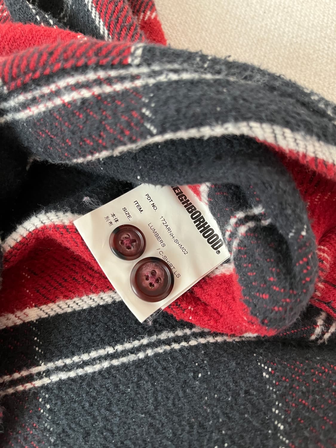 네이버후드 17fw 럼버 셔츠 상품이미지4