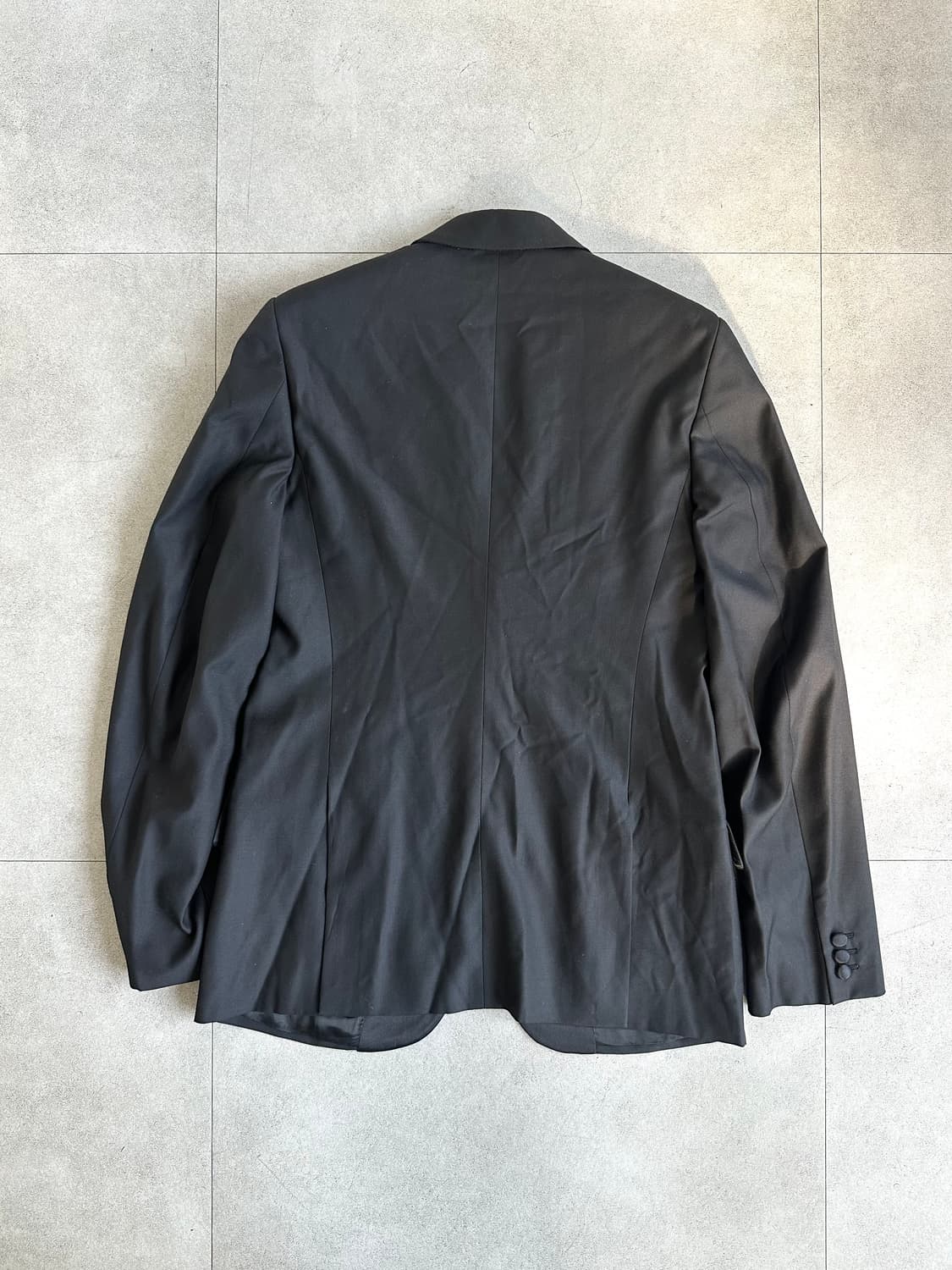 알렉산더 맥퀸 아카이브 블랙 세틴 라펠 블레이저 상품이미지8