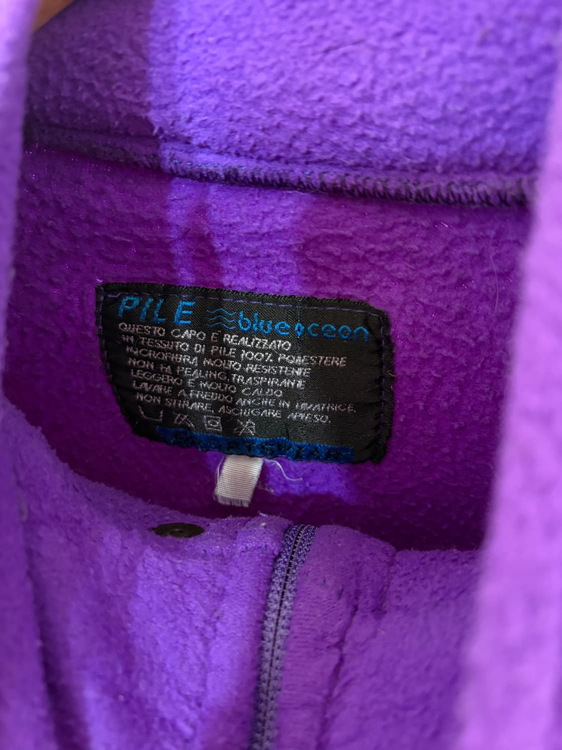 BLUE OCEAN fleece half zip up 상품이미지6