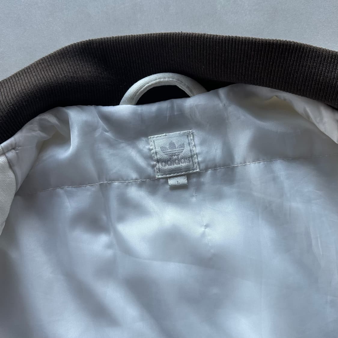 [L]아디다스 오리지널 브라운 코튼 바시티 자켓 상품이미지9