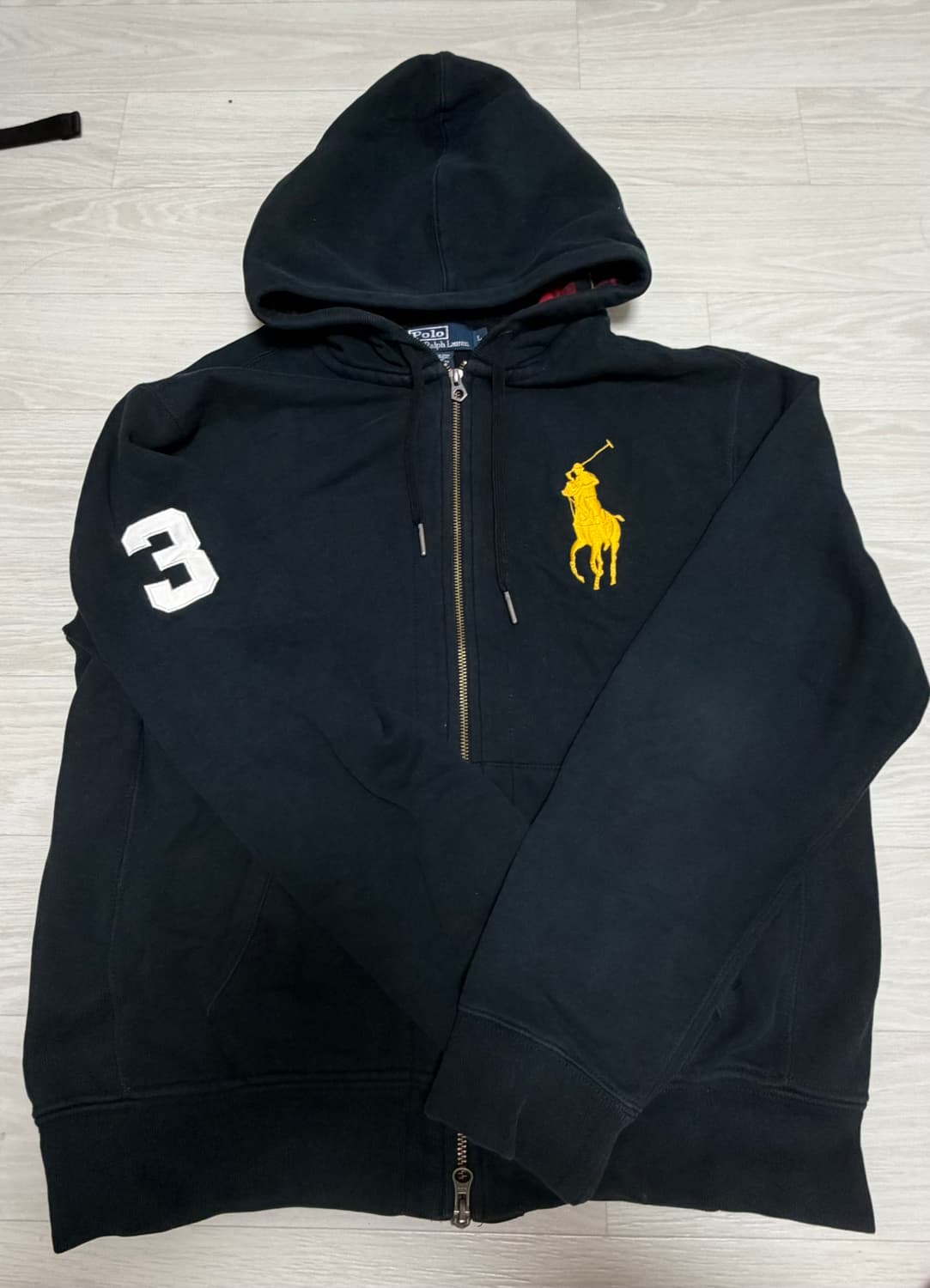 (초희귀매물)폴로 금색 빅포니 후드집업 상품이미지1