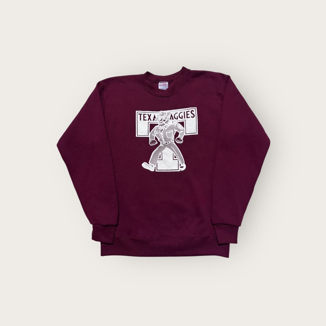 90s USA 텍사스 애기스 Santee 스웻셔츠 L 상품이미지1