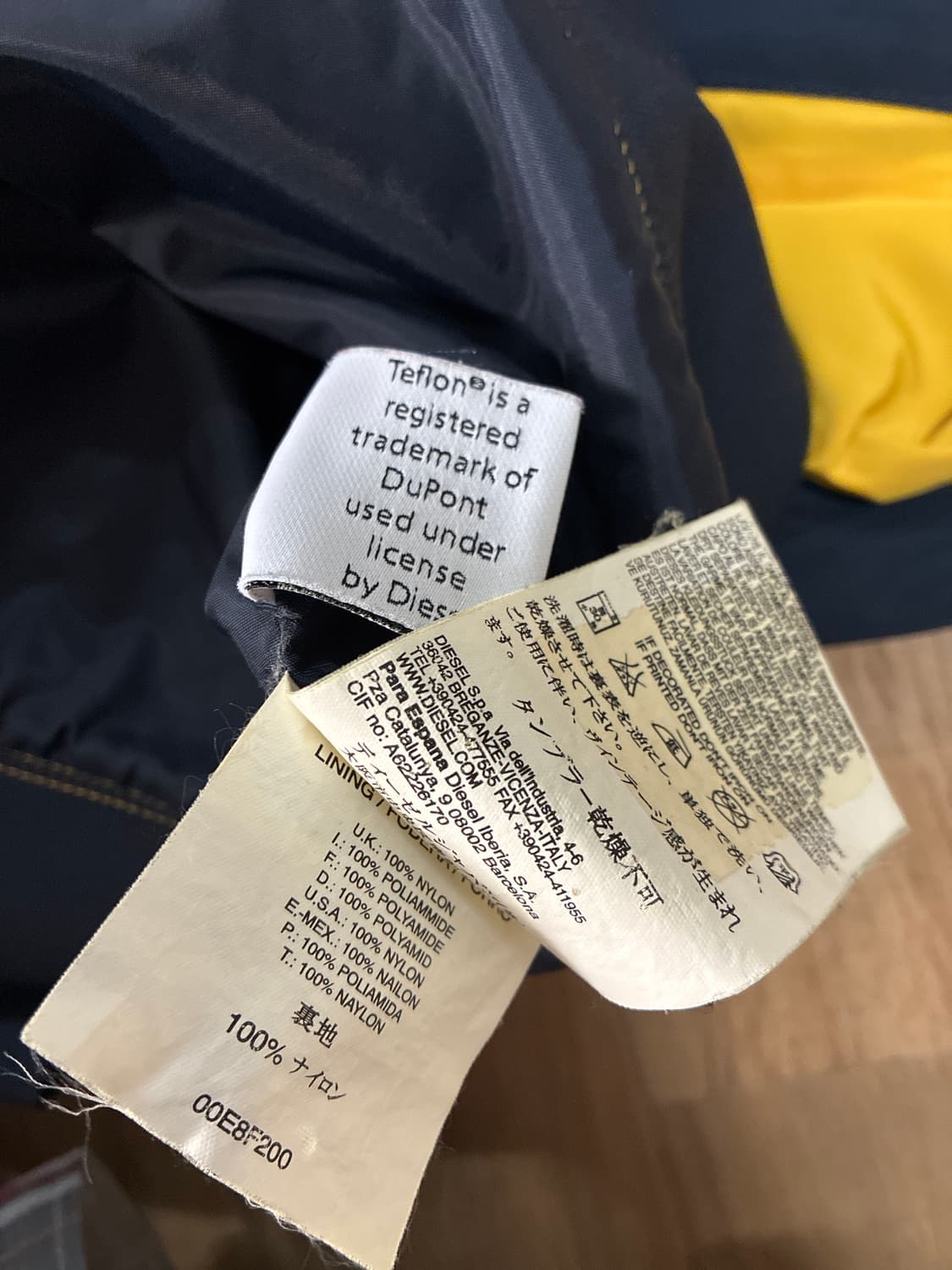 DIESEL 디젤 바람막이 L/100 상품이미지6