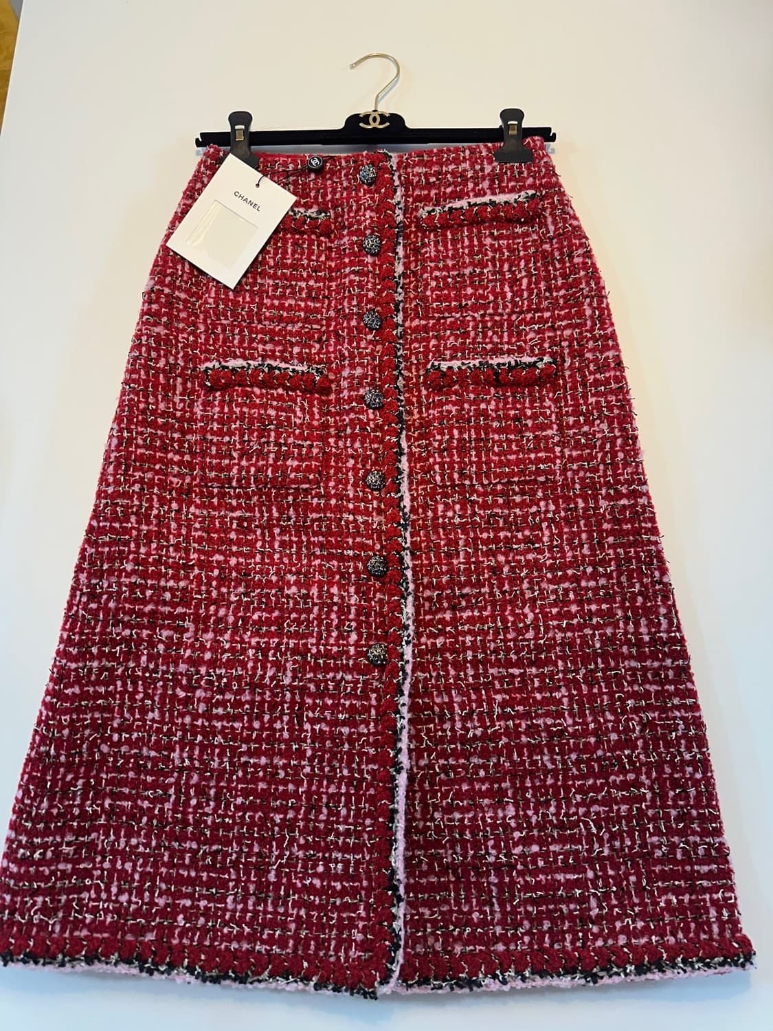 (새상품)샤넬트위드스커트(허리26-27) 상품이미지7