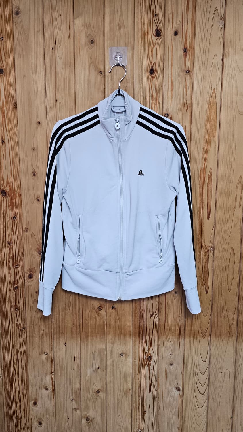 희귀 빈티지)대대장 아디다스 화이트 흰검 삼선 트랙탑 져지 95사이즈 상품이미지1