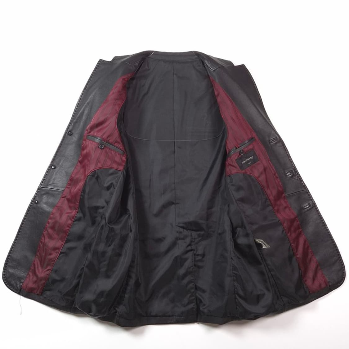 마인드브릿지 천연 양가죽 3버튼 블레이저 자켓 L 상품이미지5