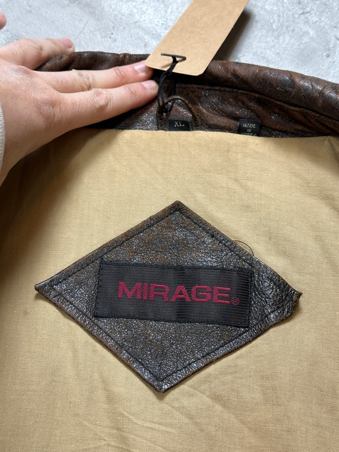 90's 빈티지 디스 레더 봄버 자켓 빈티지 레더자켓 상품이미지9