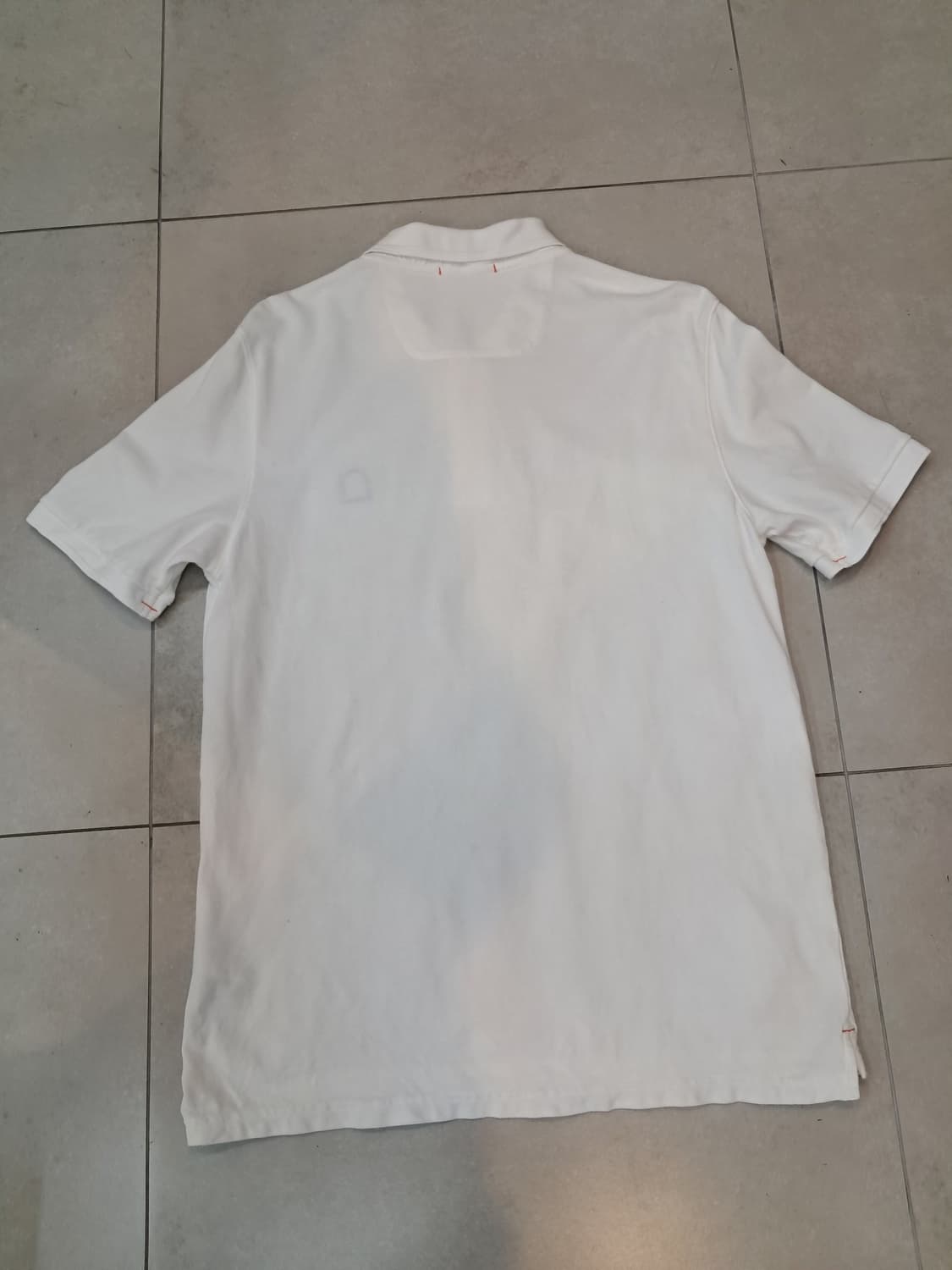 PJS 파라점퍼스 화이트 반팔 폴로 XL(정품) 상품이미지3