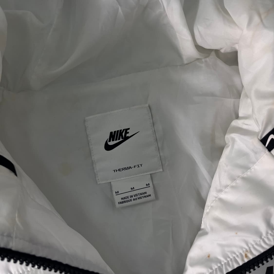 W 100 나이키 신형 백스우시 화이트 푸퍼 패딩 상품이미지4