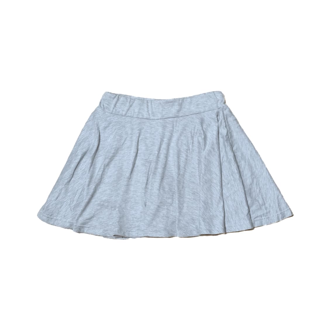 빈티지 갸루 트레이닝 스커트 미니스커트 그레이 멜란지 플리츠 상품이미지1