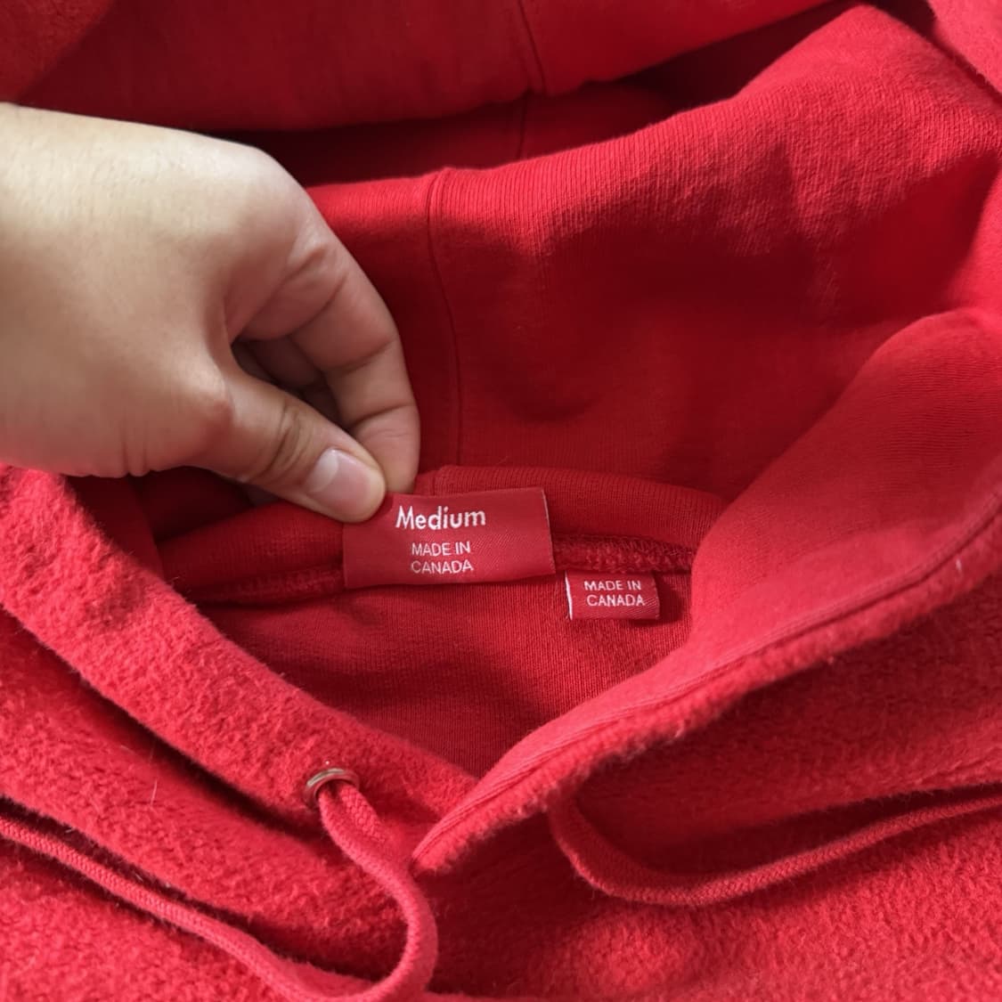 16FW 슈프림 리버스 플리스 후드티 상품이미지4