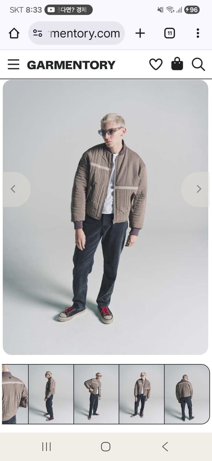 세컨드레이어 숏 봄버 자켓 상품이미지9