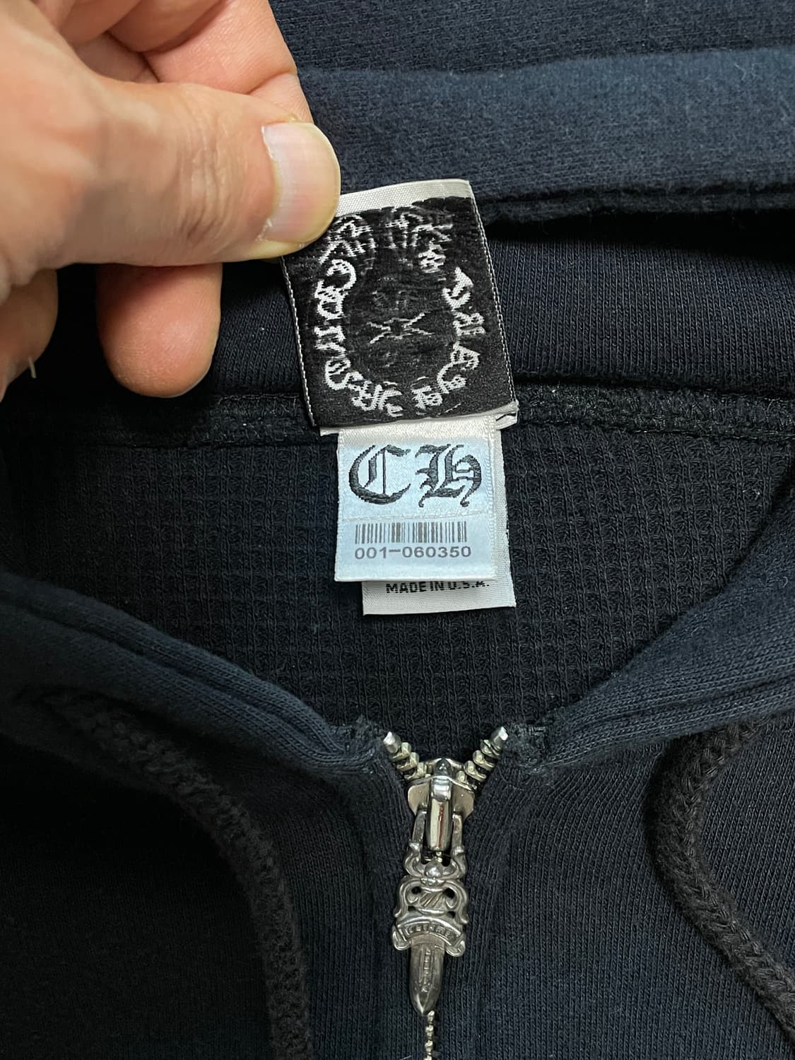 90s 올드 크롬하츠 헤비웨이트 후드 집업 상품이미지6