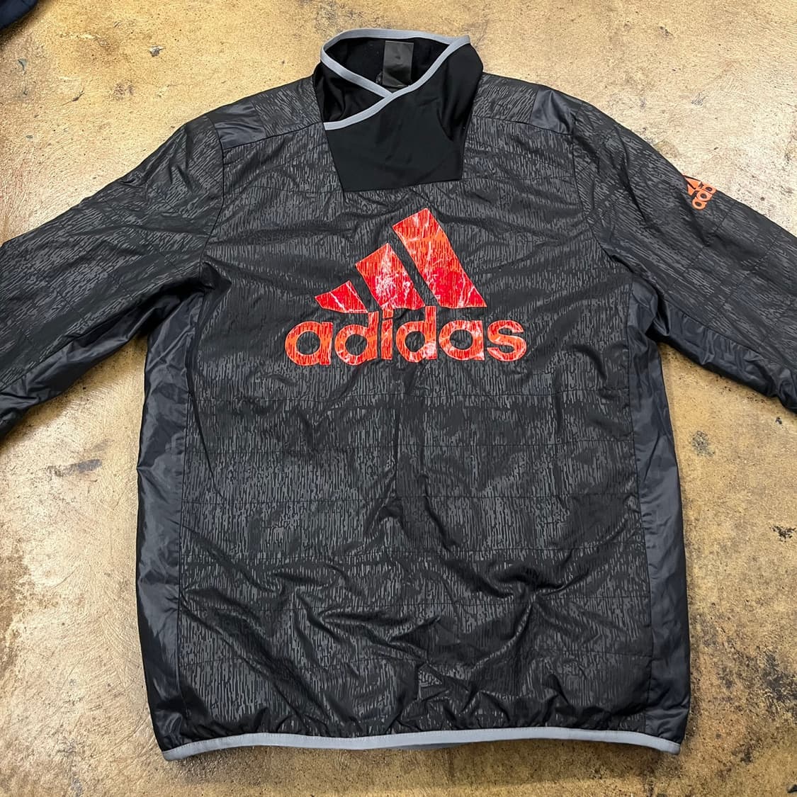 [정품/95] 아디다스 블랙 바람막이 윈드브레이커 b19 상품이미지3