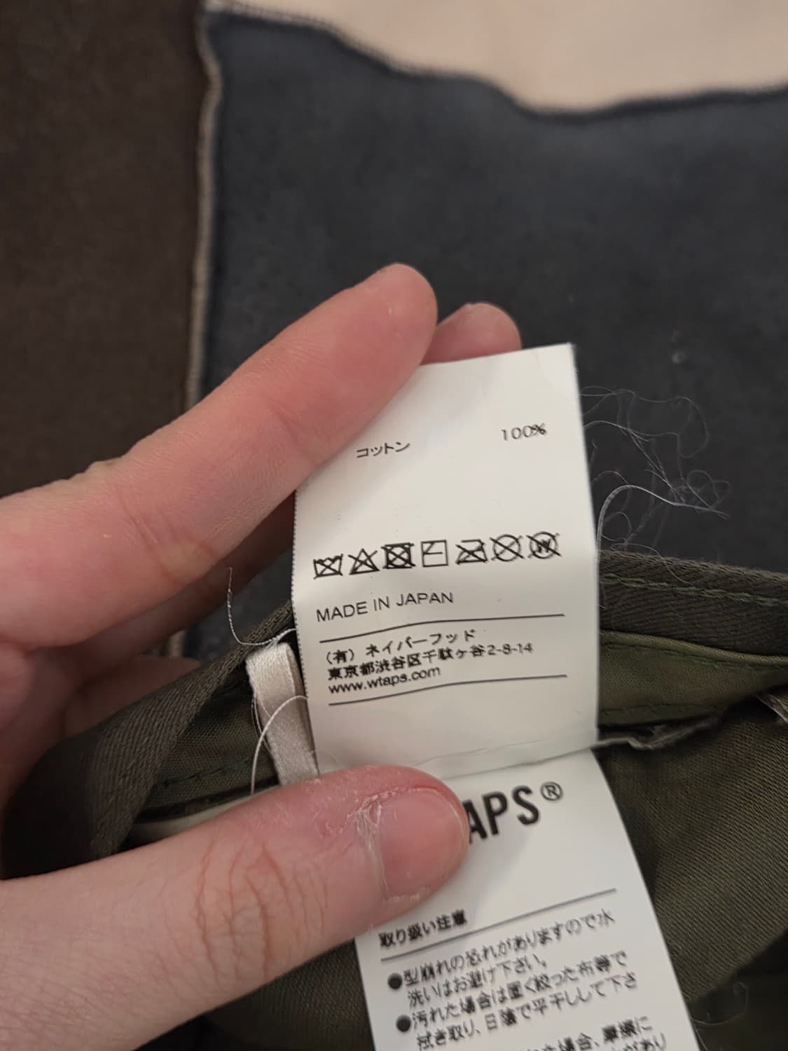 Wtaps 더블탭스 카키 캡 상품이미지9