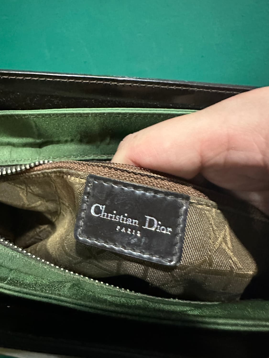 크리스찬디올 사각 숄더백 블랙 상품이미지8