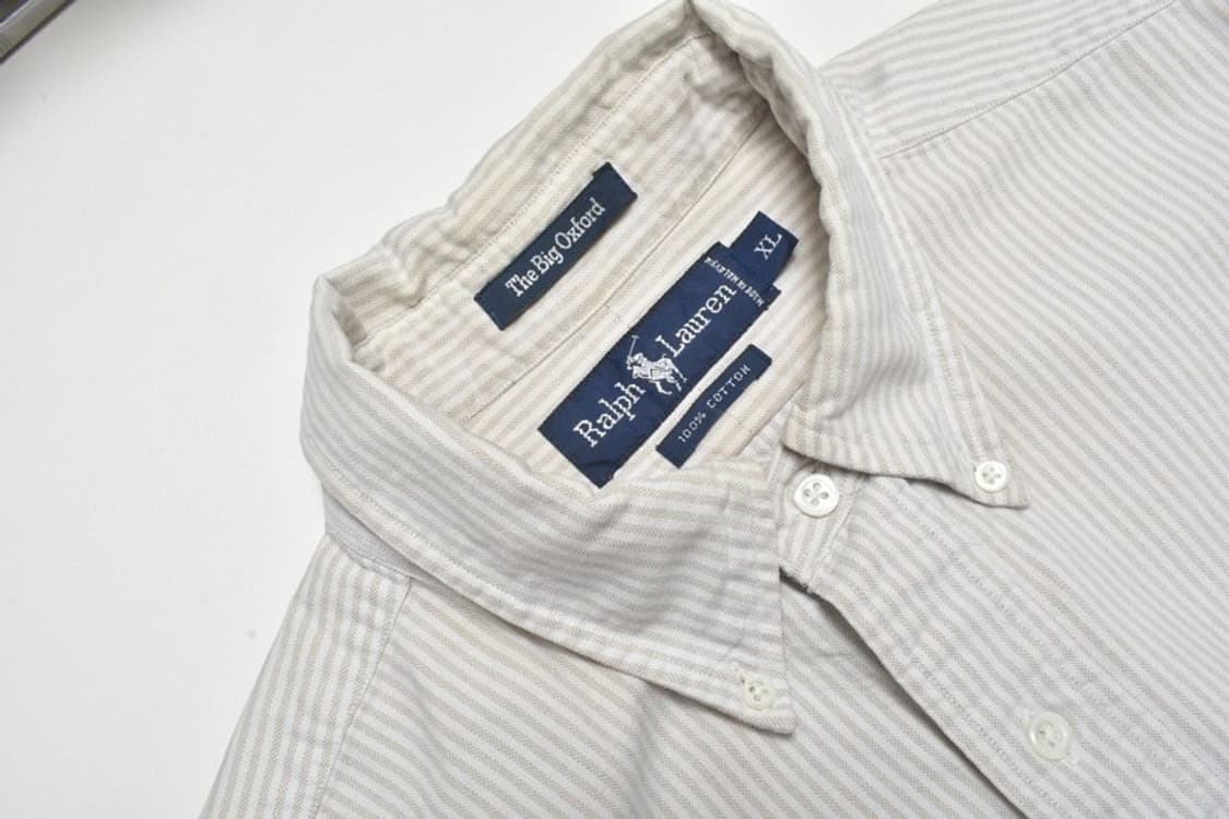 90S 폴로 랄프로렌 빅 옥스포드 셔츠 XL N1107 상품이미지2