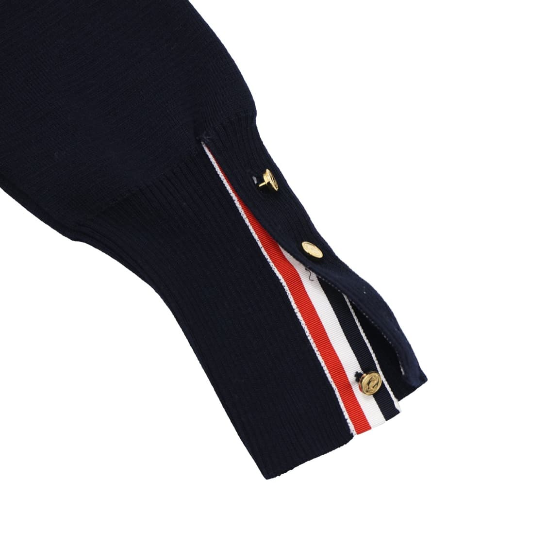 톰브라운 FKA239A 사선 밀라노 스티치 크루넥 울 네이비 상품이미지3