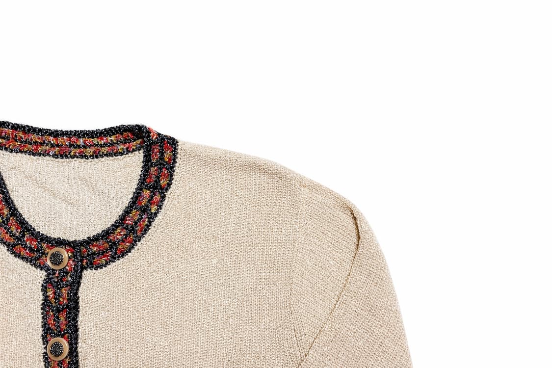 JPN 80s~90s 일본 빈티지 y2k 모리걸 트위드 무드 니트 가디건 상품이미지5