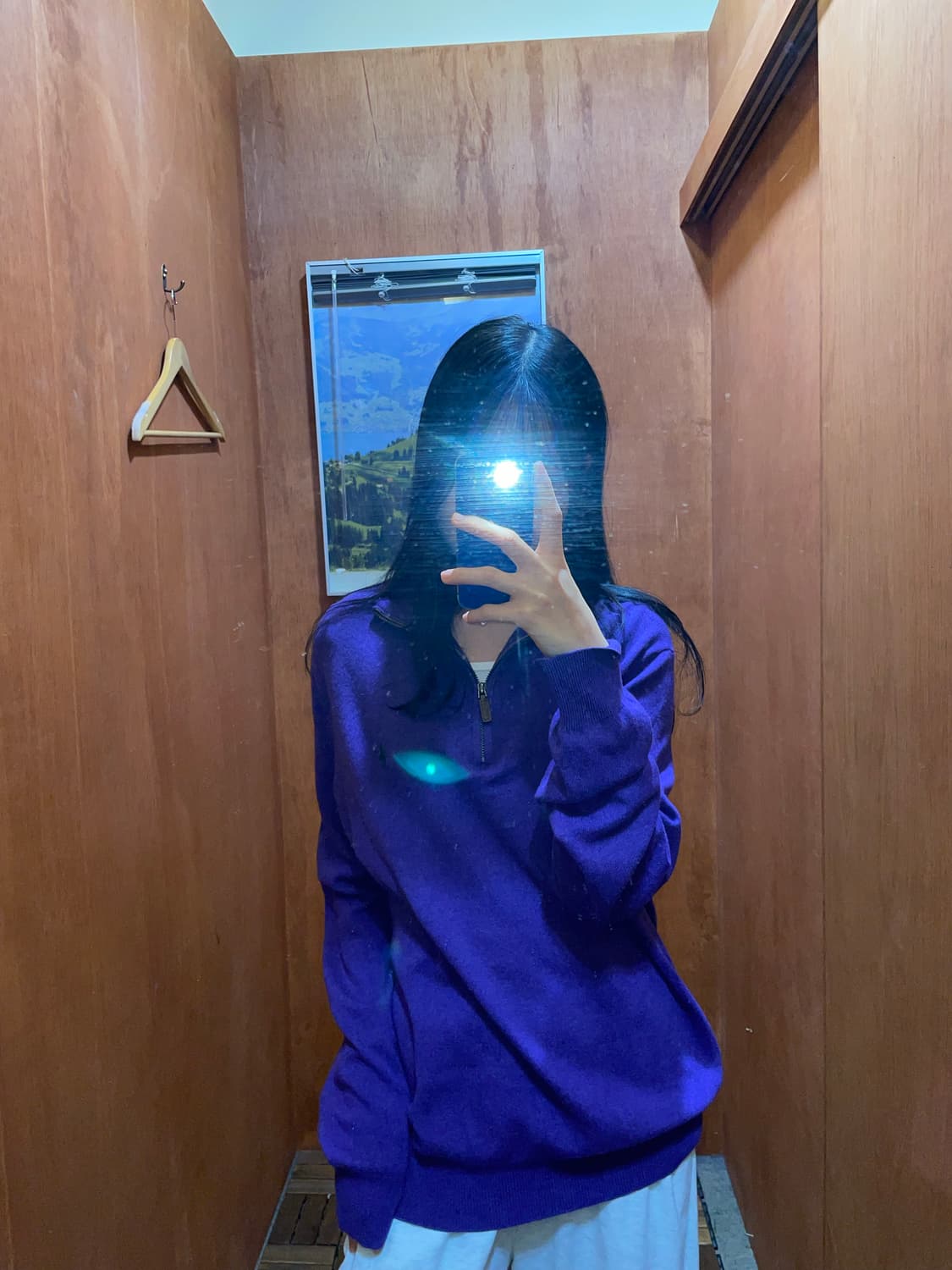 (XL) POLO 폴로 랄프로렌 반집업 니트 상품이미지1