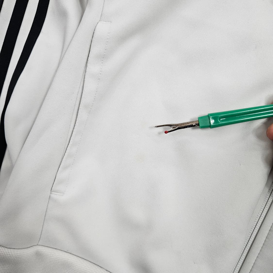 아디다스 화이트 져지 M 상품이미지6