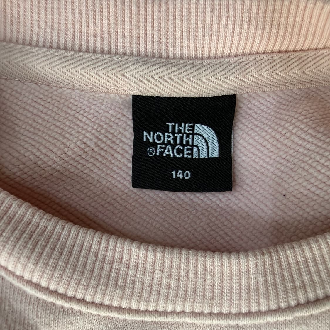 140 노스페이스 키즈 핑크 맨투맨 0326T 상품이미지3